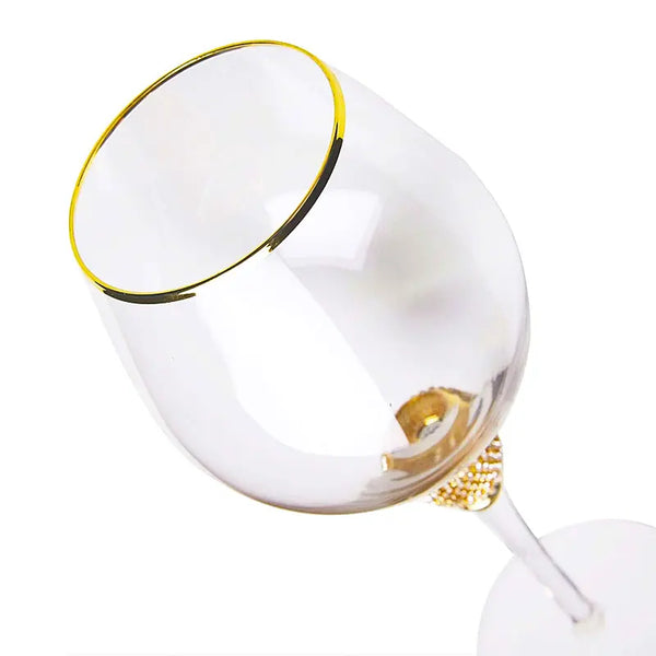 Elegance Glassware Set - Golden Crystal