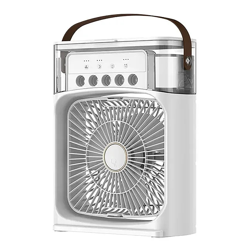 3-in-1 Portable Fan with LED Night Light and Humidifier - BreatheEasy