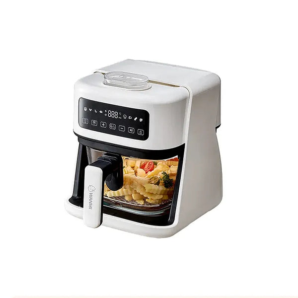 Air Fryer - 5L Transparent Glass Basket