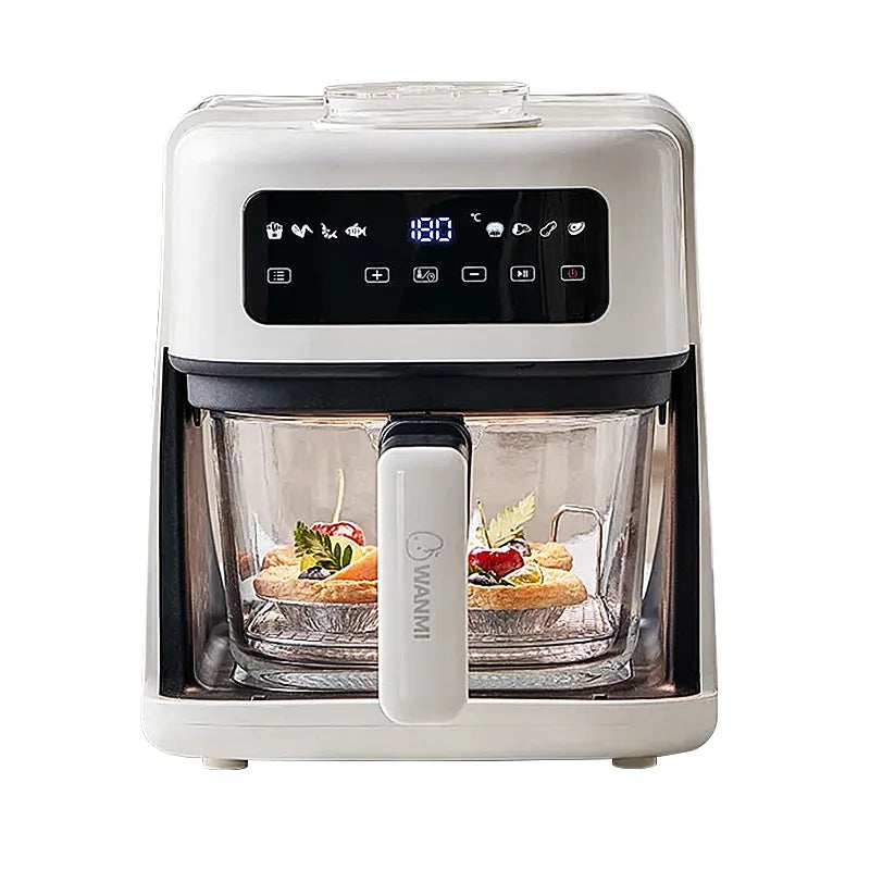 Air Fryer - 5L Transparent Glass Basket